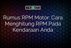 Cara Menghitung Rpm Mobil